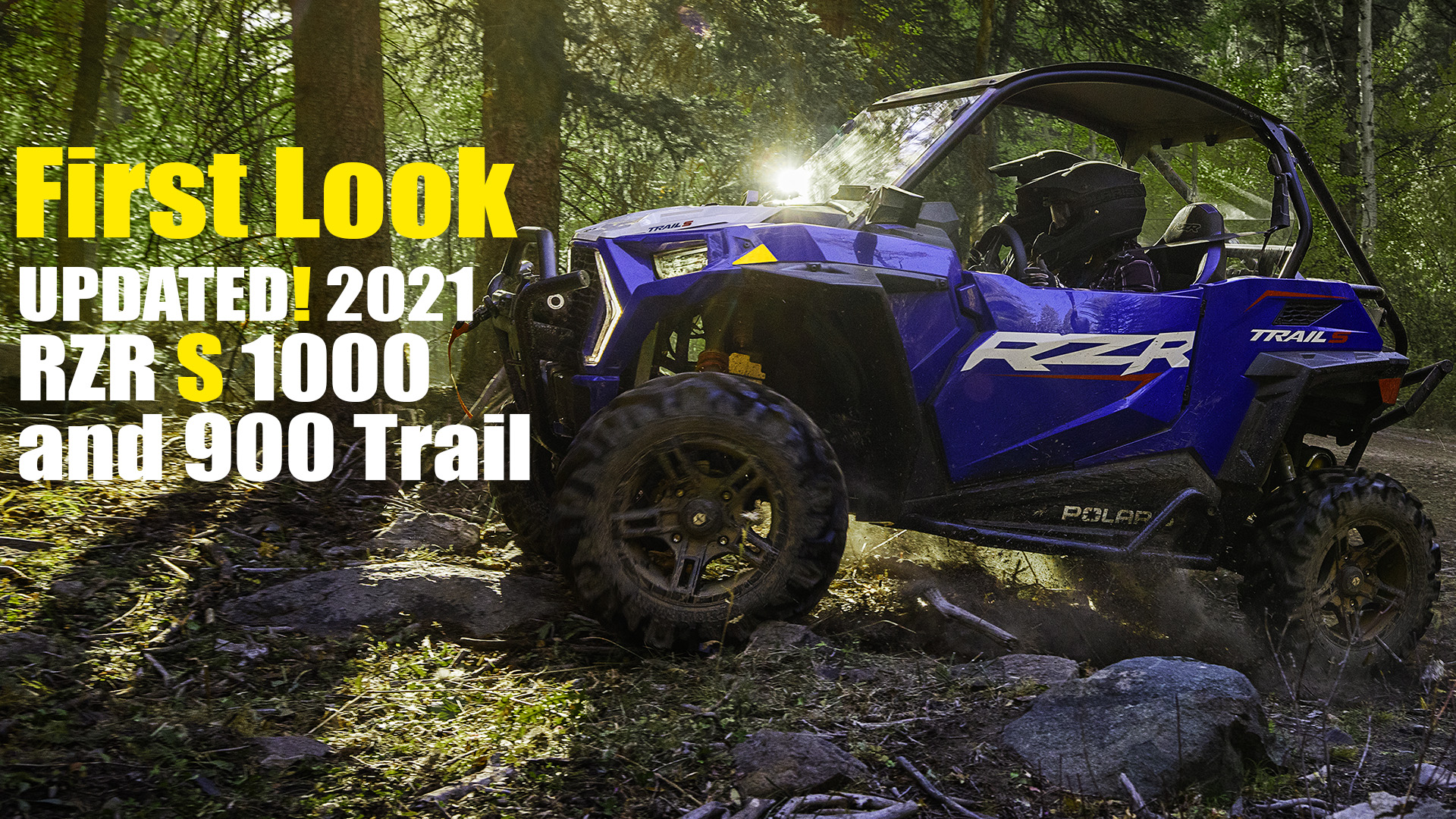 Updated 2021 RZR S 1000, RZR S 900, and 900 Trail First Look Video